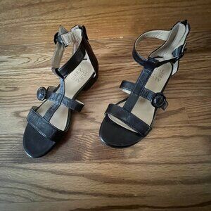 Naturalizer Black Leather Sandals - Size 5.5 M